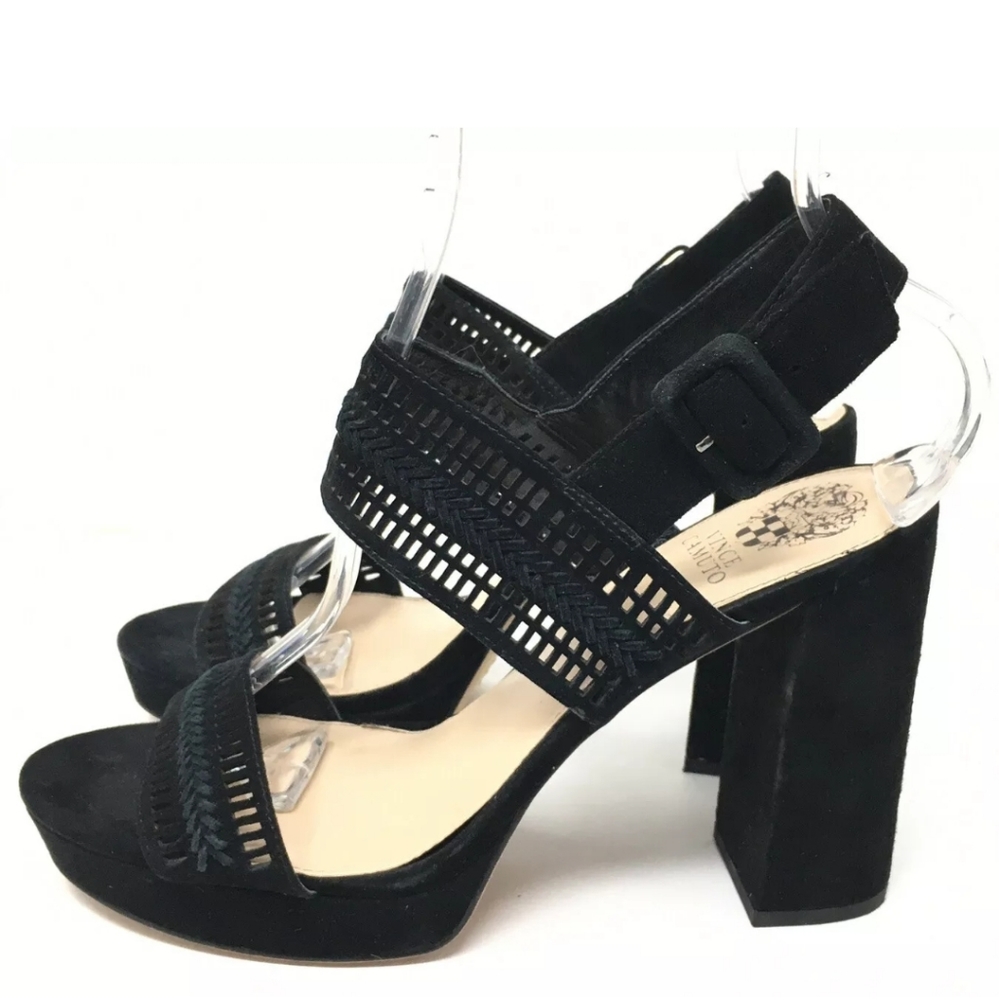 Vince Camuto Women's Sandals "Jazelle" Black 10 - Picture 3 of 8